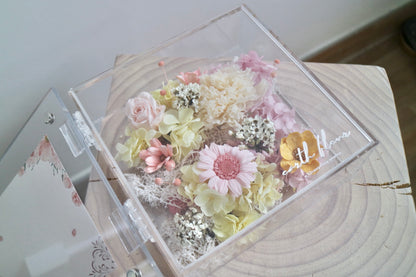 Acrylic flower frame