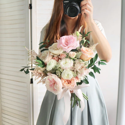 Garden Rose Wedding Bouquet