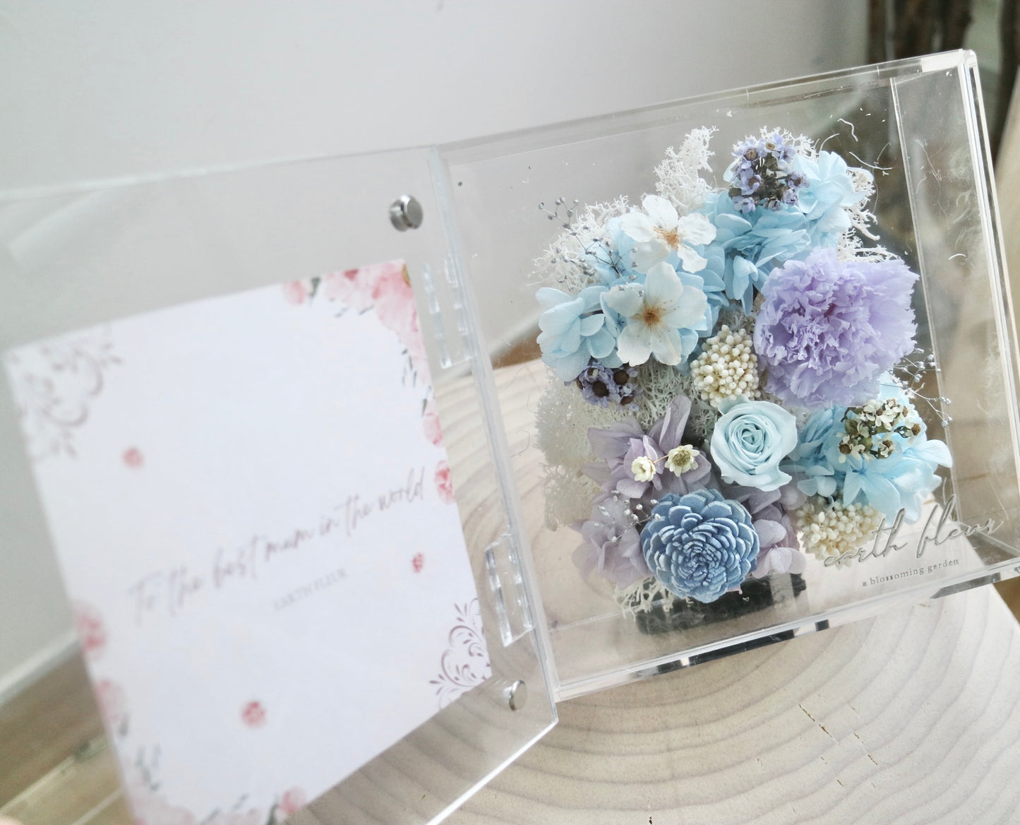 Acrylic flower frame